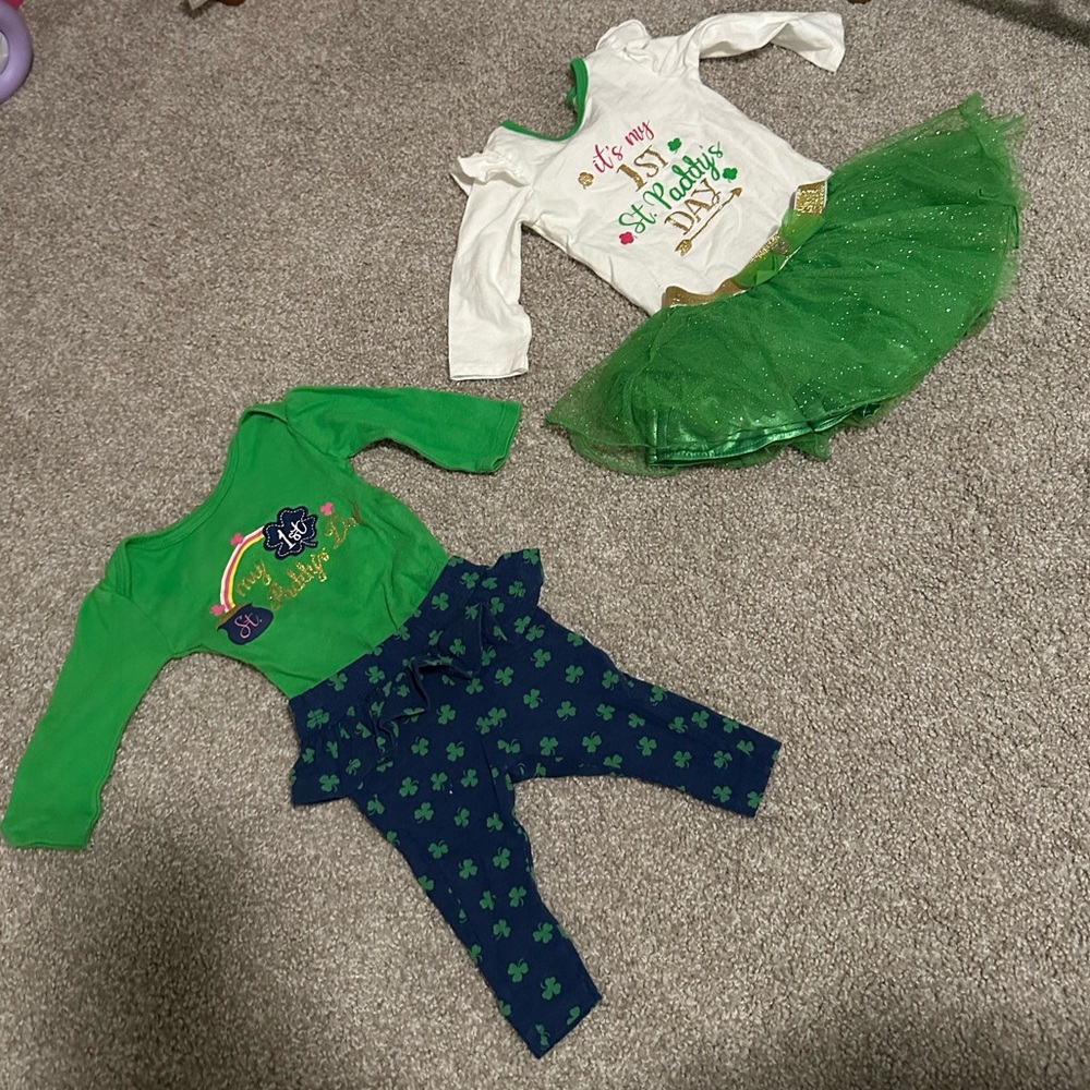 Baby girl St. Patrick’s Day outfits